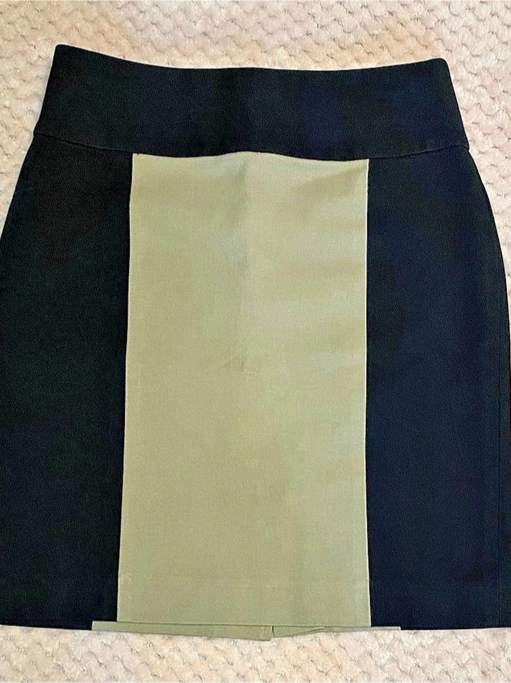 Banana Republic Color Block Mini Skirt Size 00P Like New